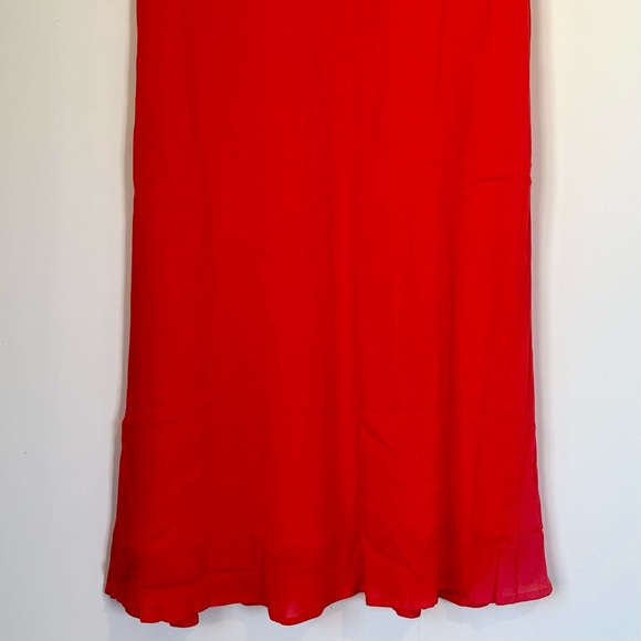 Chelsea28 Red Sleeveless Dress with Crisscross Strappy Back - Size: Medium - Picture 5 of 7